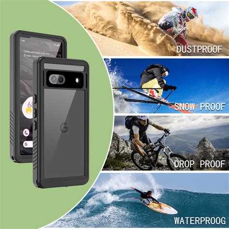 Meritcase Google Pixel 7A Case Pixel 7A 5G Case IP68 Waterproof With