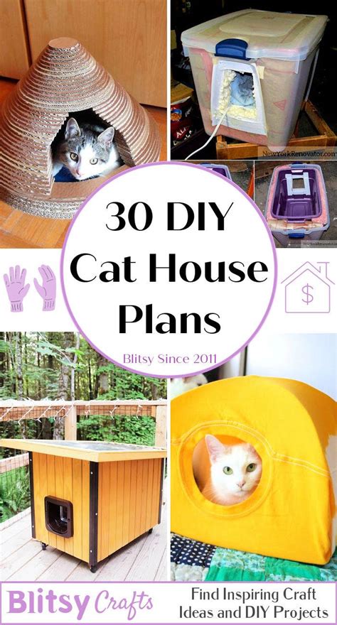 Diy Outdoor Cat House Plans