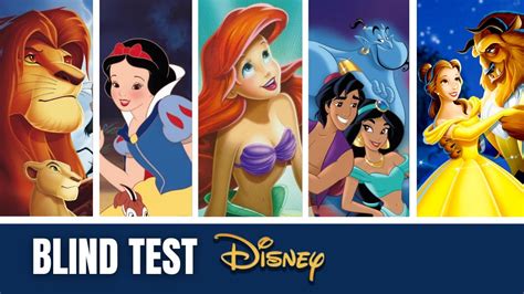 BLIND TEST MUSIQUES DE DISNEY 40 EXTRAITS YouTube