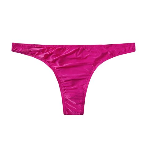 Gxdcog Men S Thong Underwear Elastic Micro Bikini Briefs Men Soild Color Baisic Low Waist