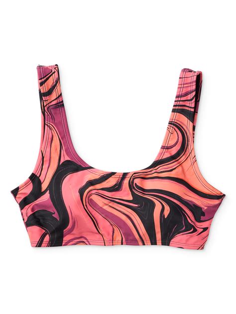 Sporty Bikini Top Liquid Colours Dedoles