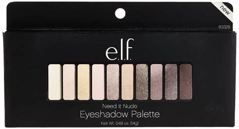 E L F Cosmetics Need It Nude Eyeshadow Palette 10 Shades For Eye Definition And Highlighting