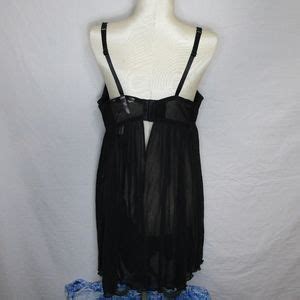 Cacique Intimates Sleepwear Nwt Piece Cacique Purple And Black Lingerie Poshmark