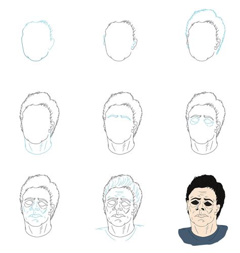 10 Easy Michael Myers Drawing Ideas Drawing Photos