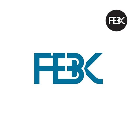 Letter Fbk Monogram Logo Design 35698318 Vector Art At Vecteezy