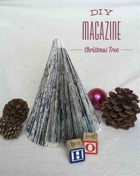 Diy Magazine Christmas Tree My Sweet Things