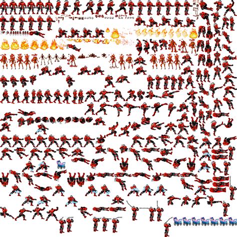 Sektor Mortal Kombat Sprite Sheet By Jayhyperstarx On Deviantart