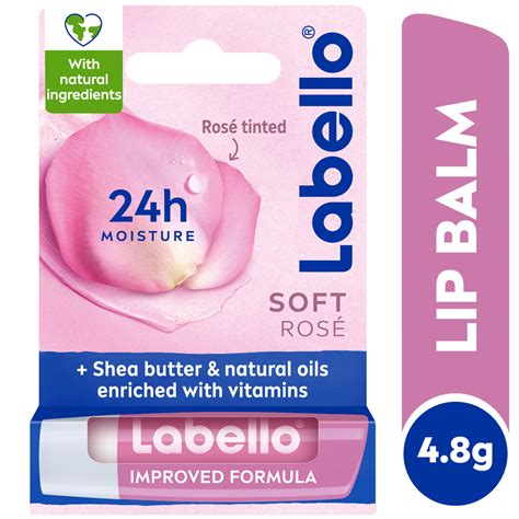 Labello Lip Balm Moisturising Lip Care Soft Rose 48 G Online At Best
