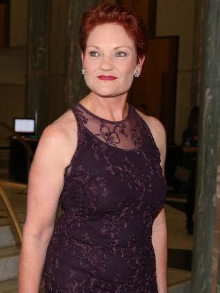 Pauline Hansons Thigh High Split Dress To Midwinter Ball Becomes Hot Topic On Sunrise News