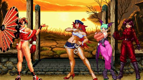 Kof Mugen Mai Shiranui Vs Poison Team Epic Fight Youtube