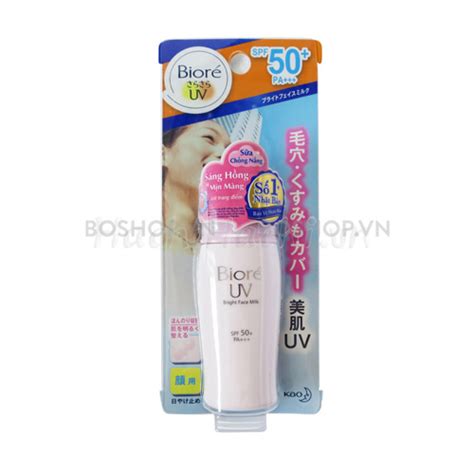 Mua Chống Nắng Bioré Uv Bright Face Milk Spf 50 30ml Giá 93000 Trên