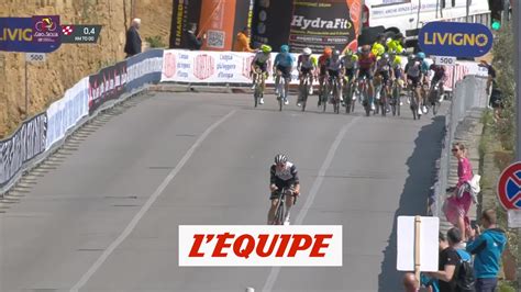 Le final de la première étape Cyclisme Tour de Sicile Vidéo