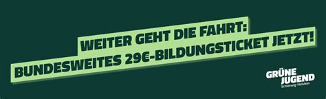 Weiter geht Fahrt Bundesweites 29 Bildungsticket jetzt GRÜNE