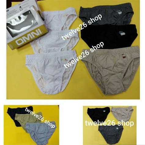 Pcs S To XL OMNI By Soen Classic Bikini Men S Brief Shopee Philippines