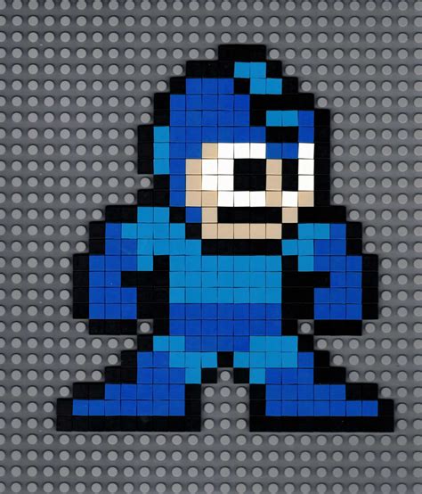 Megaman 8 Bit 2 5d Pixel Art Etsy