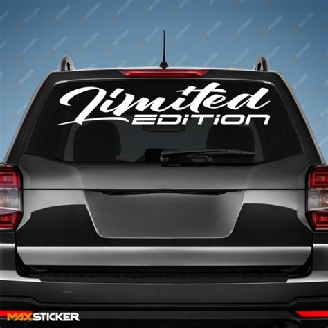 Надпись на авто - Limited Edition, купить наклейку надпись на авто ...