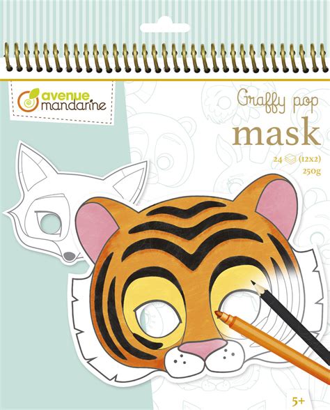 Avenue Mandarine Blok Z Maskami Graffy Pop Mask Zwierz Ta Avenue