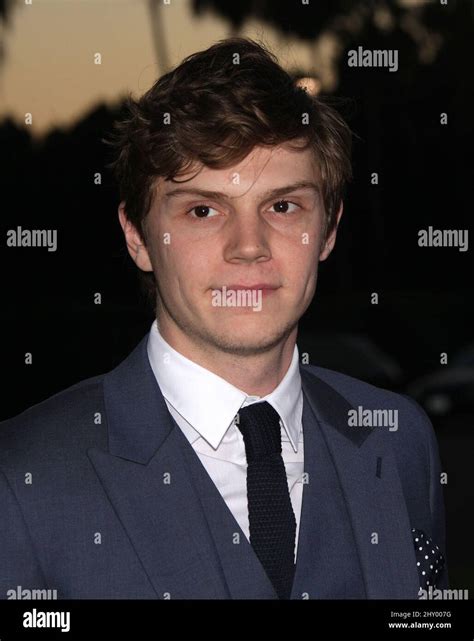 Evan Peters Attending The Premiere Of American Horror Story Asylum