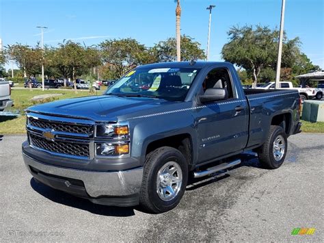 Blue Granite Metallic Chevrolet Silverado Wt Regular Cab