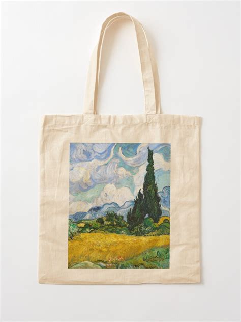 Enclosed Field With Rising Sun By Vincent Van Gogh Tote Bag Atelier