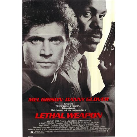 lethal weapon original  vintage  sheet poster