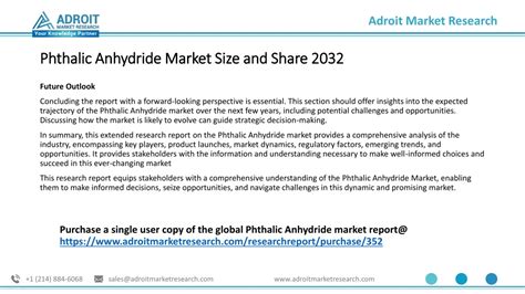 Ppt Phthalic Anhydride Market Demand And Growth Rate Forecast