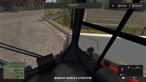 Bobcat skid steer v2.0 FS2017 - Farming Simulator 2022 mod, LS 2022 mod / FS 22 mod