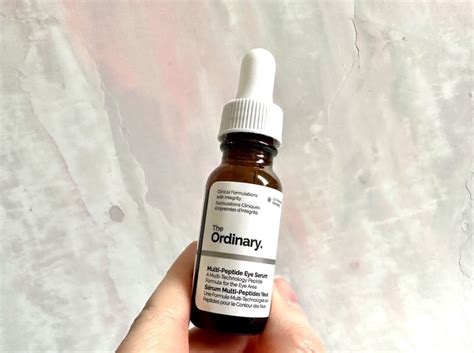 The Ordinary Multi Peptide Eye Serum Review A Beauty Edit