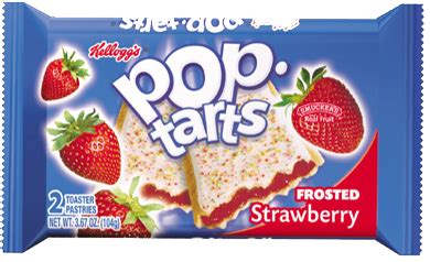 Kelloggs Pop Tarts Frosted Strawberry Kelloggs Pop Tarts Strawberry