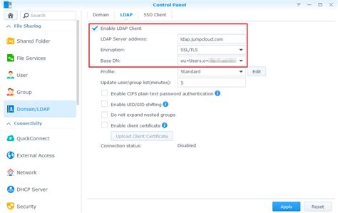 How Can I Join Synology Nas To Jumpcloud Ldap For Dsm Synology