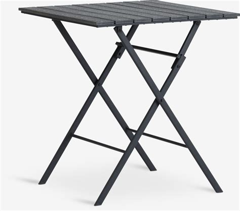 Table Bistrot Sandvika 65x65 Noir Jysk