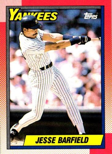 Topps Jesse Barfield New York Yankees Ds Ebay