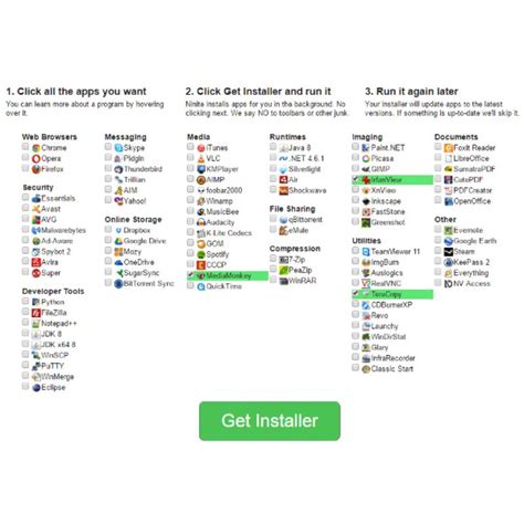 essential softwares installer pack  pc install update