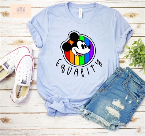 Pride Disney Equality Shirt Disney Vacation Lgbt Shirt Rainbow Tee Shirt Lgbtq Shirts Gay