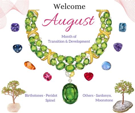 August Gemstones | Legacy Timeless Jewel Inc.