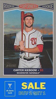 2019 Topps Heritage RP 15 Carter Kieboom Rookie Performers EBay