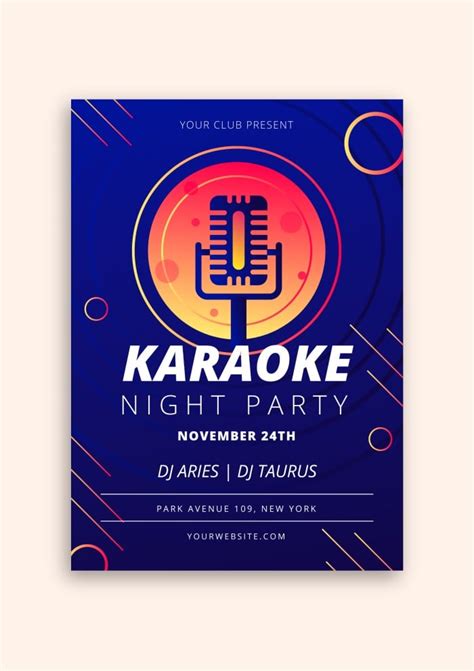 Free Karaoke Flyer And Open Mic Flyer Templates Wepik