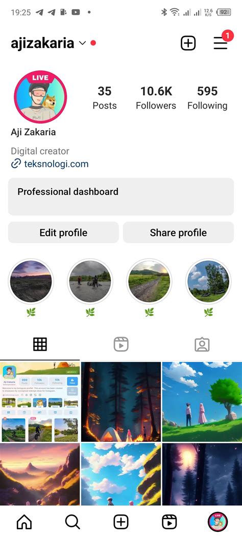 Saya Mencoba Mendesain Ulang Tampilan Ui Instagram Teksnologi