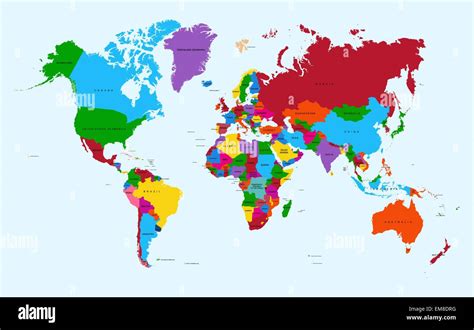 World Atlas Countries Map