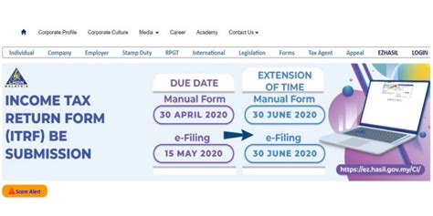 Income Tax Deadline Extended Until 30 June 2020