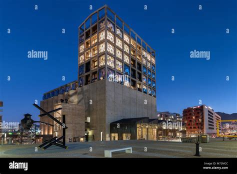 Dusk View Of The Zeitz Mocaa Museum Of Contemporary African Art And