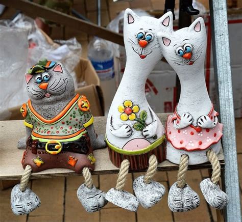 статуэтки из глины | Polymer clay crafts, Clay crafts, Diy clay crafts