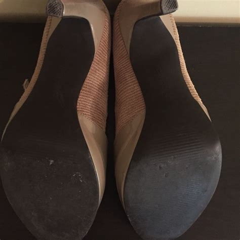 Calvin Klein Shoes Calvin Klein Nude Open Toe Heels Poshmark