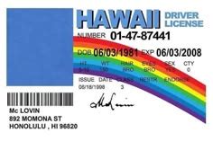 Hawaii Id Card Meme