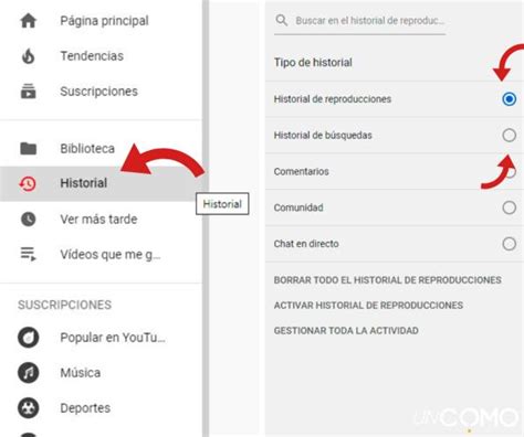 Cómo borrar el historial de YouTube Desde un PC la TV y el móvil