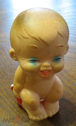 Весёлый карапуз на горшке - СССР резиновая игрушка (бельгийский ...