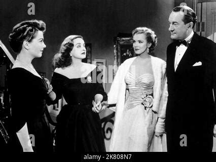 BETTE DAVIS, MARILYN MONROE, GEORGE SANDERS, ALL ABOUT EVE, 1950 Stock ...