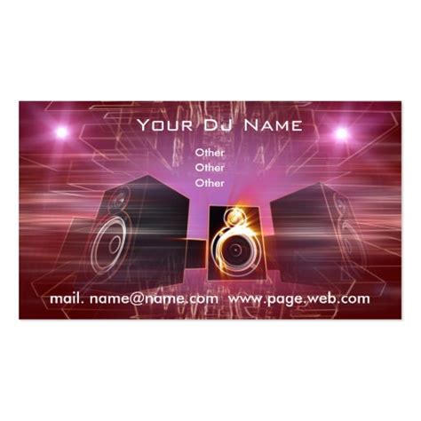 DJ Business Card Templates - Page4 | BizCardStudio