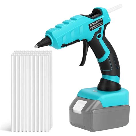 For Makita V Li Ion Battery Cordless Glue Gun Mm Glue Stick Quick Preheat Hot Melt Glue Gun