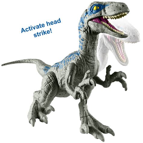 Jurassic World Attack Pack Velociraptor Blue Figure 887961607536 Ebay